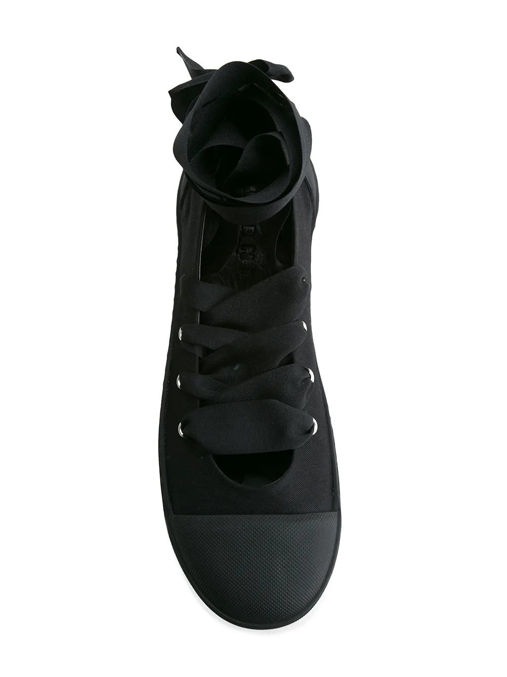 MARNI CRISS CROSS TIE BALLERINA PLATFORMS