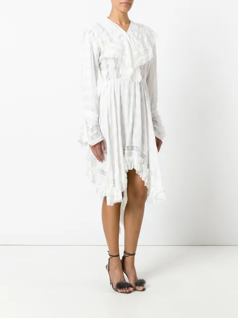 philosophy di lorenzo serafini ruffle dress