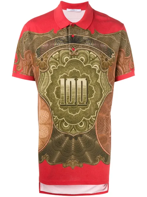 Givenchy 金钱印花polo衬衫