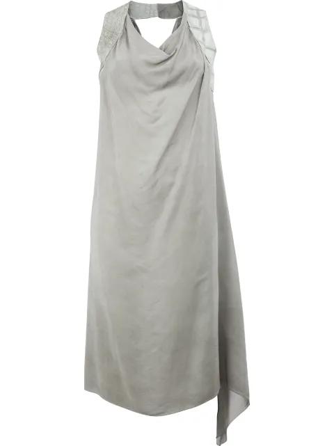 Isaac Sellam Experience contrast strap draped dress