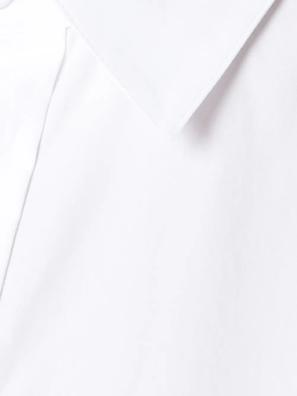 Off-White ruffled trim sleeveless shirt Wit