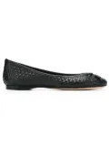Sarah Chofakian leather woven ballerinas - Blue