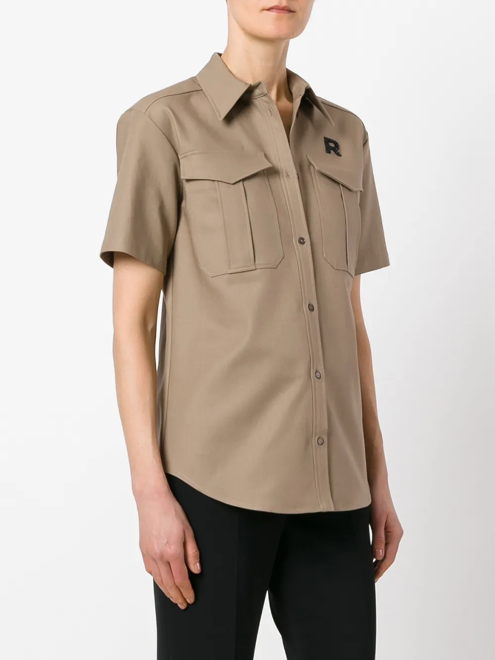 Rochas shortsleeved shirt Bruin