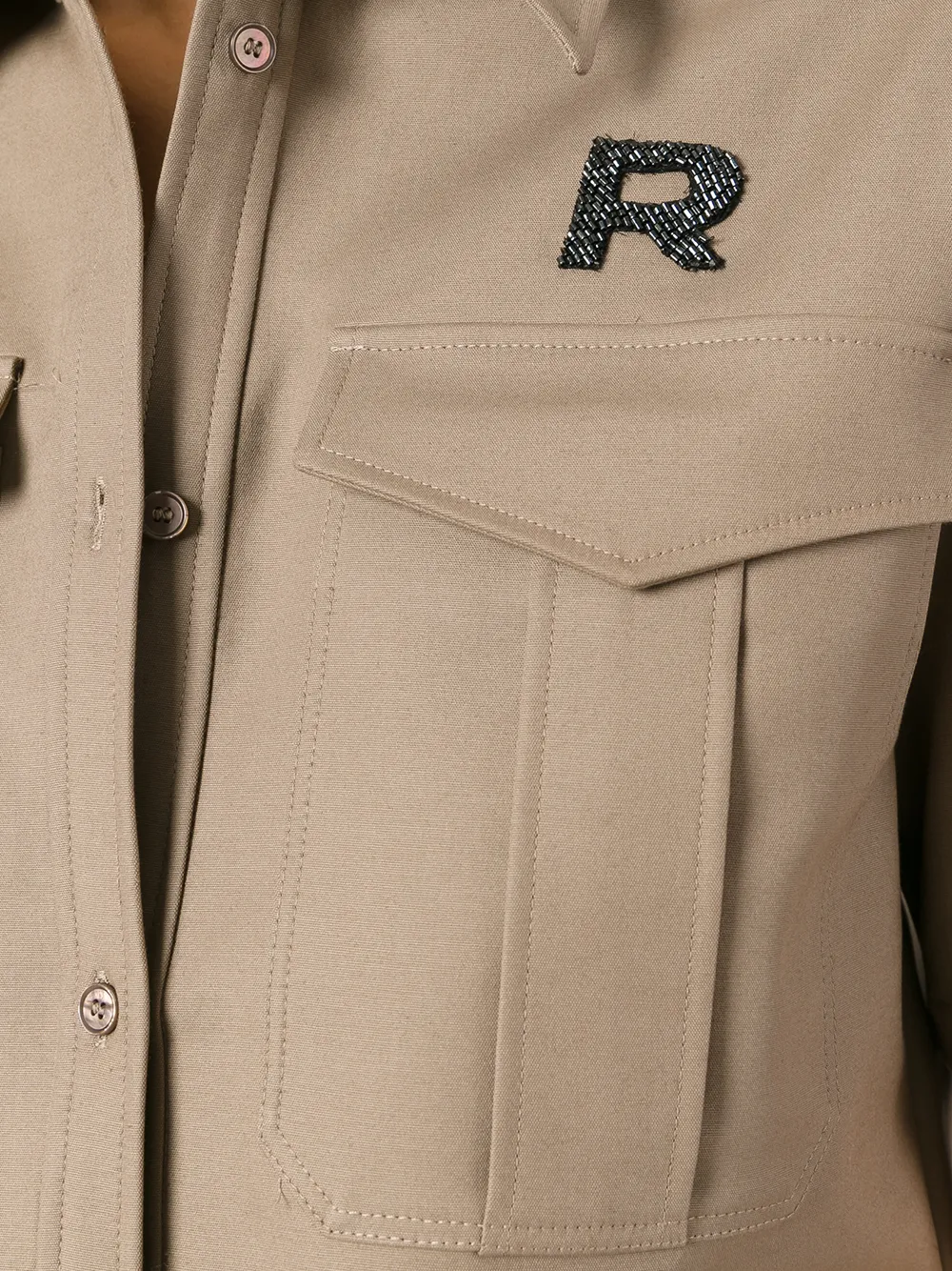 Rochas shortsleeved shirt Bruin