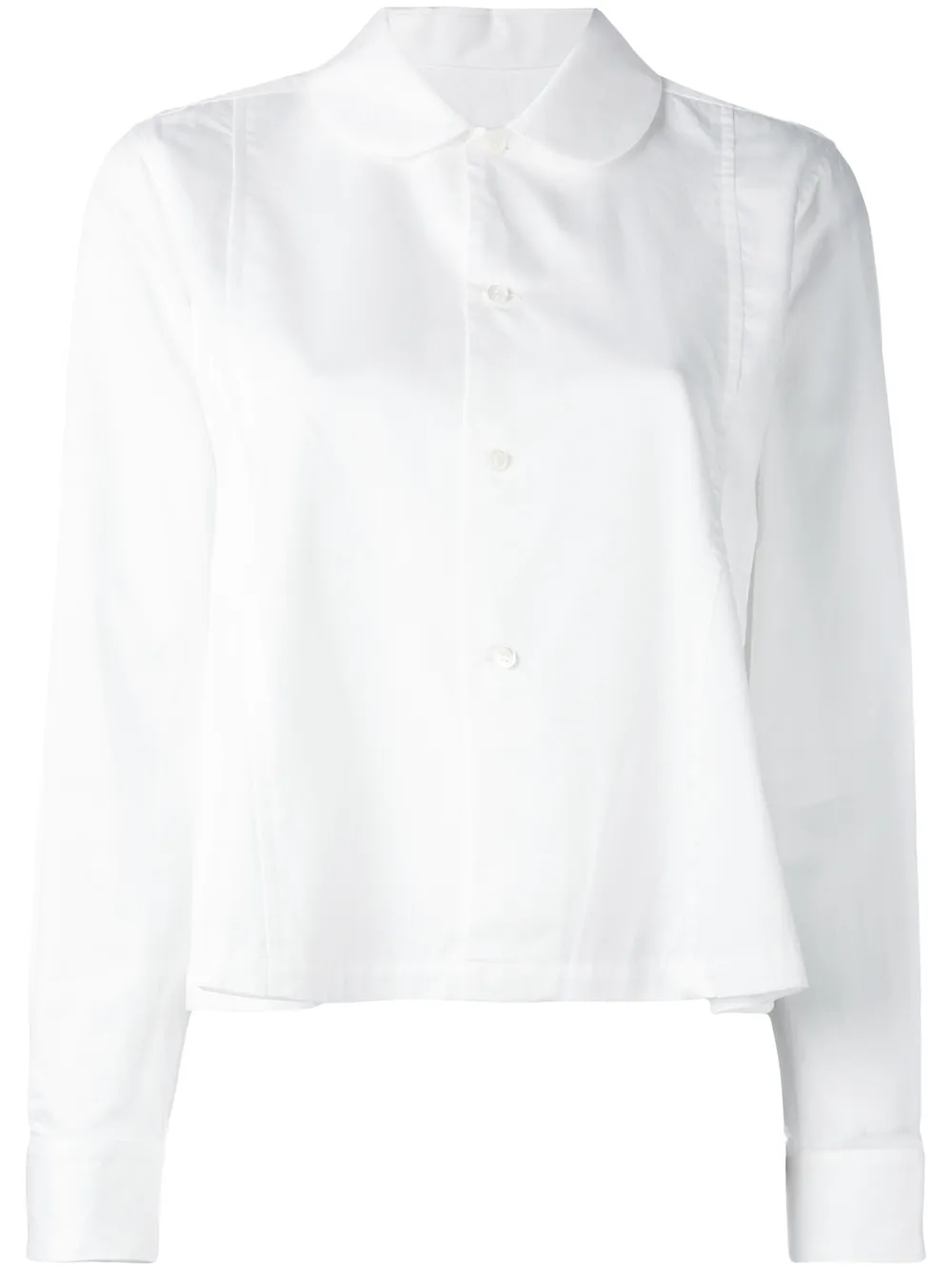 Comme Des Garçons Comme Des Garçons round collar shirt - Bianco