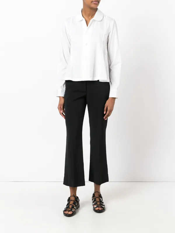 Comme Des Garçons Comme Des Garçons Round Collar Shirt | White