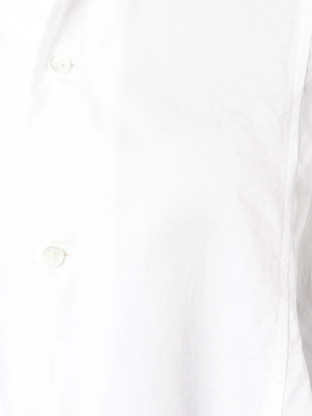 Comme Des Garçons Comme Des Garçons round collar shirt Wit