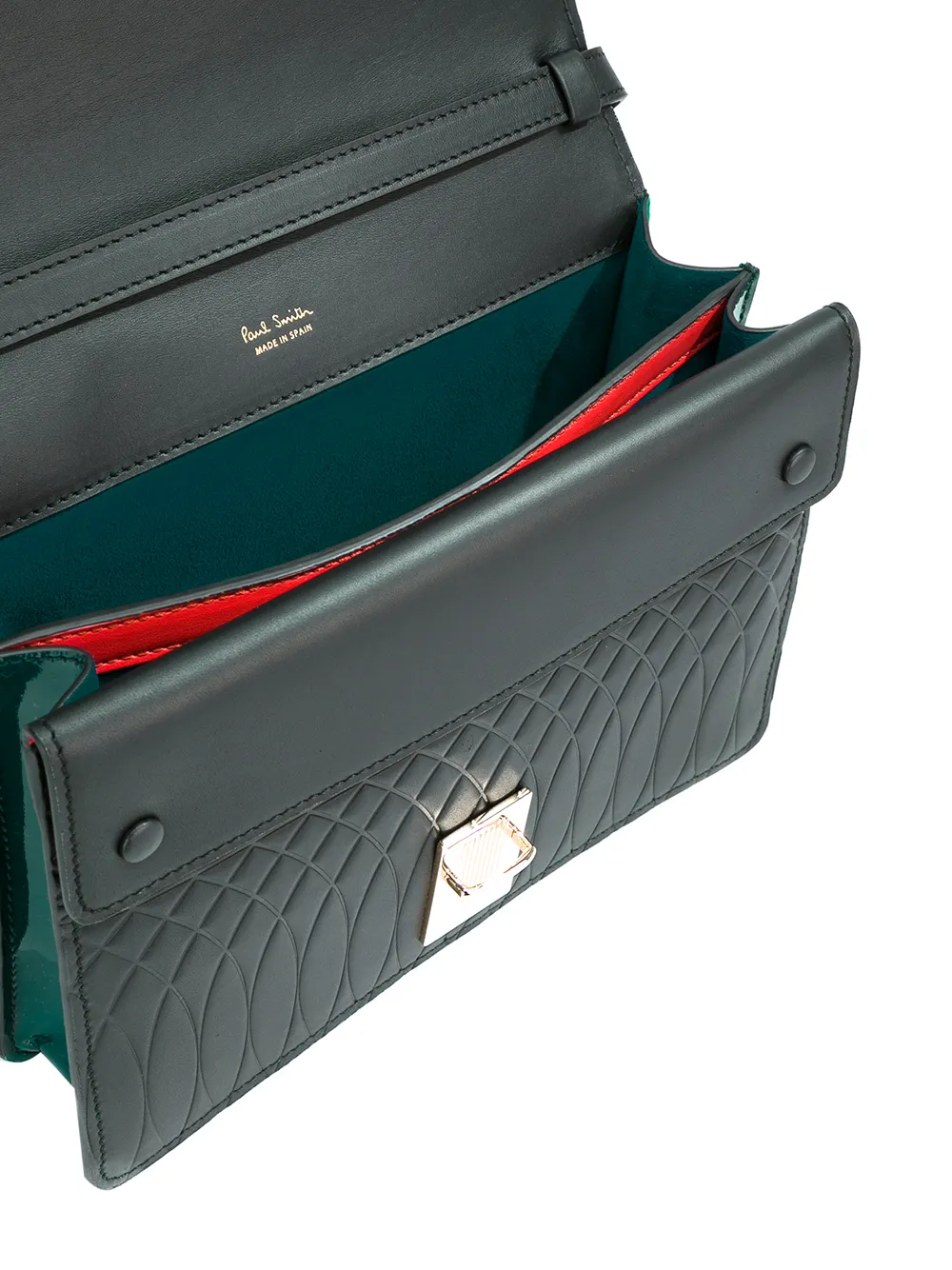 paul smith 侧拼色单肩包