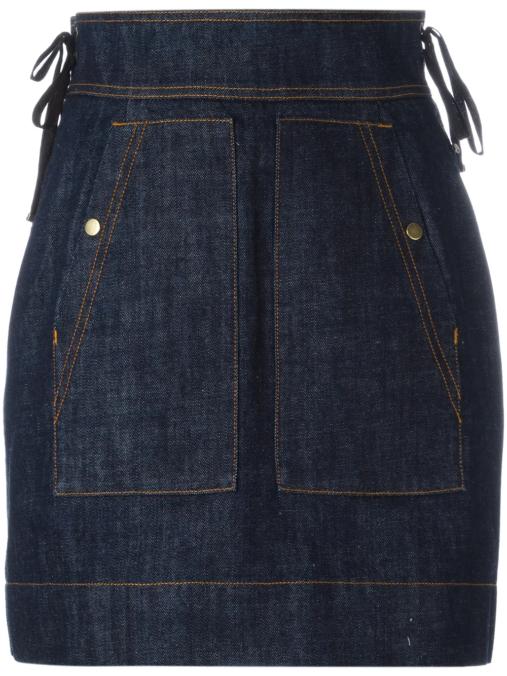 Kenzo high-waisted denim skirt - Blue