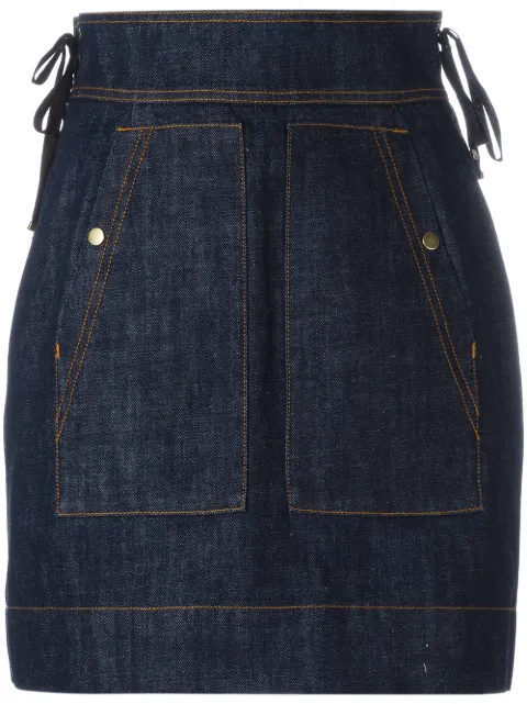 Kenzo high-waisted denim skirt