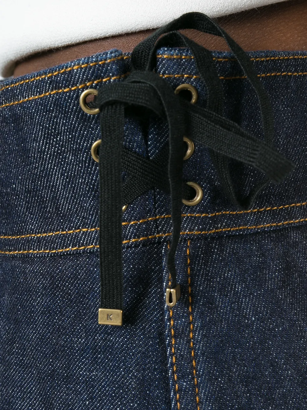 Kenzo high-waisted denim skirt Blauw