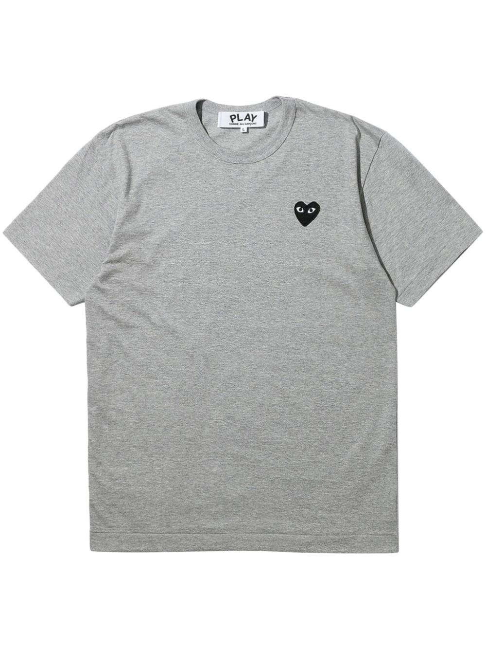 Comme Des Garçons Play heart-patch cotton T-Shirt - Grey