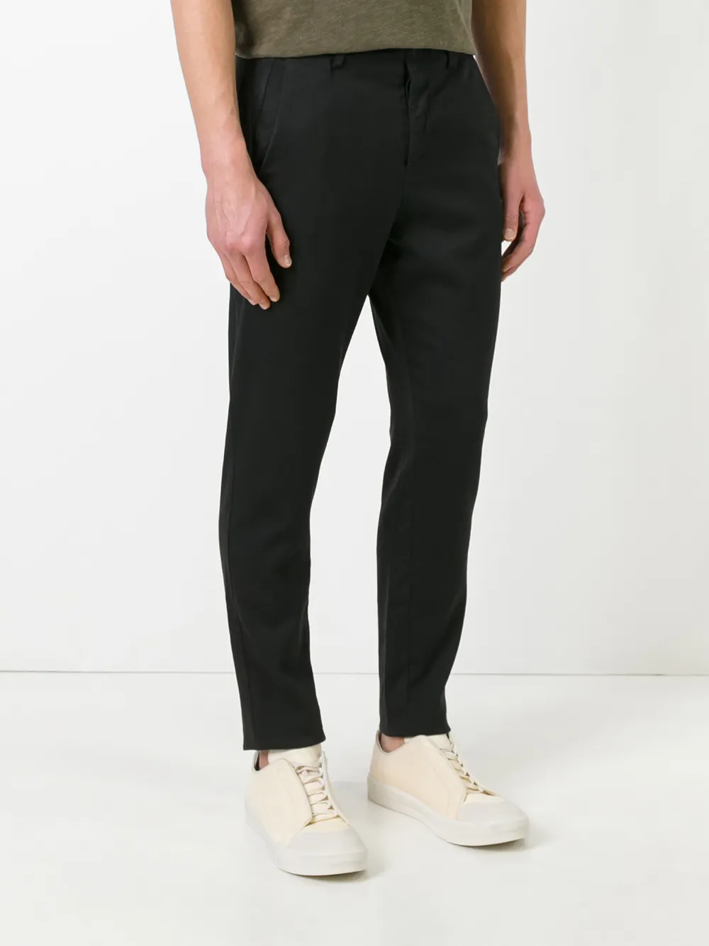 Transit straight leg trousers Zwart
