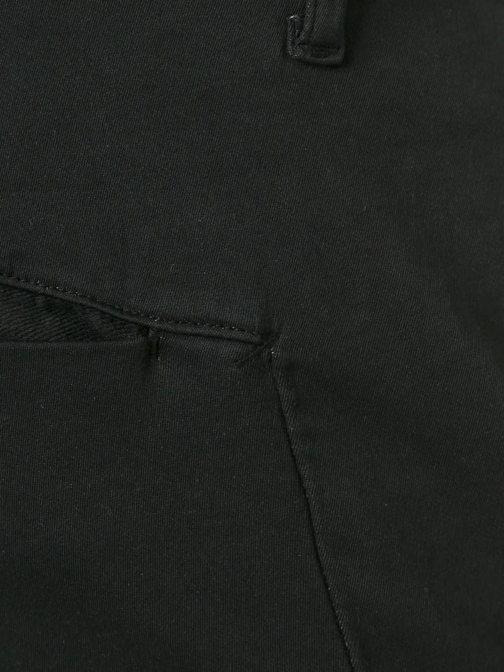 Transit straight leg trousers Zwart