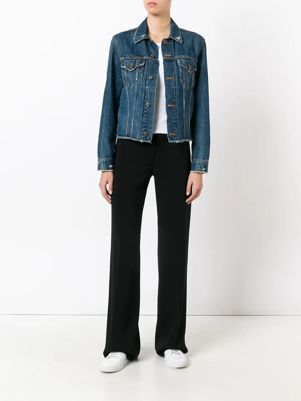 Alberto Biani wide leg trousers Zwart