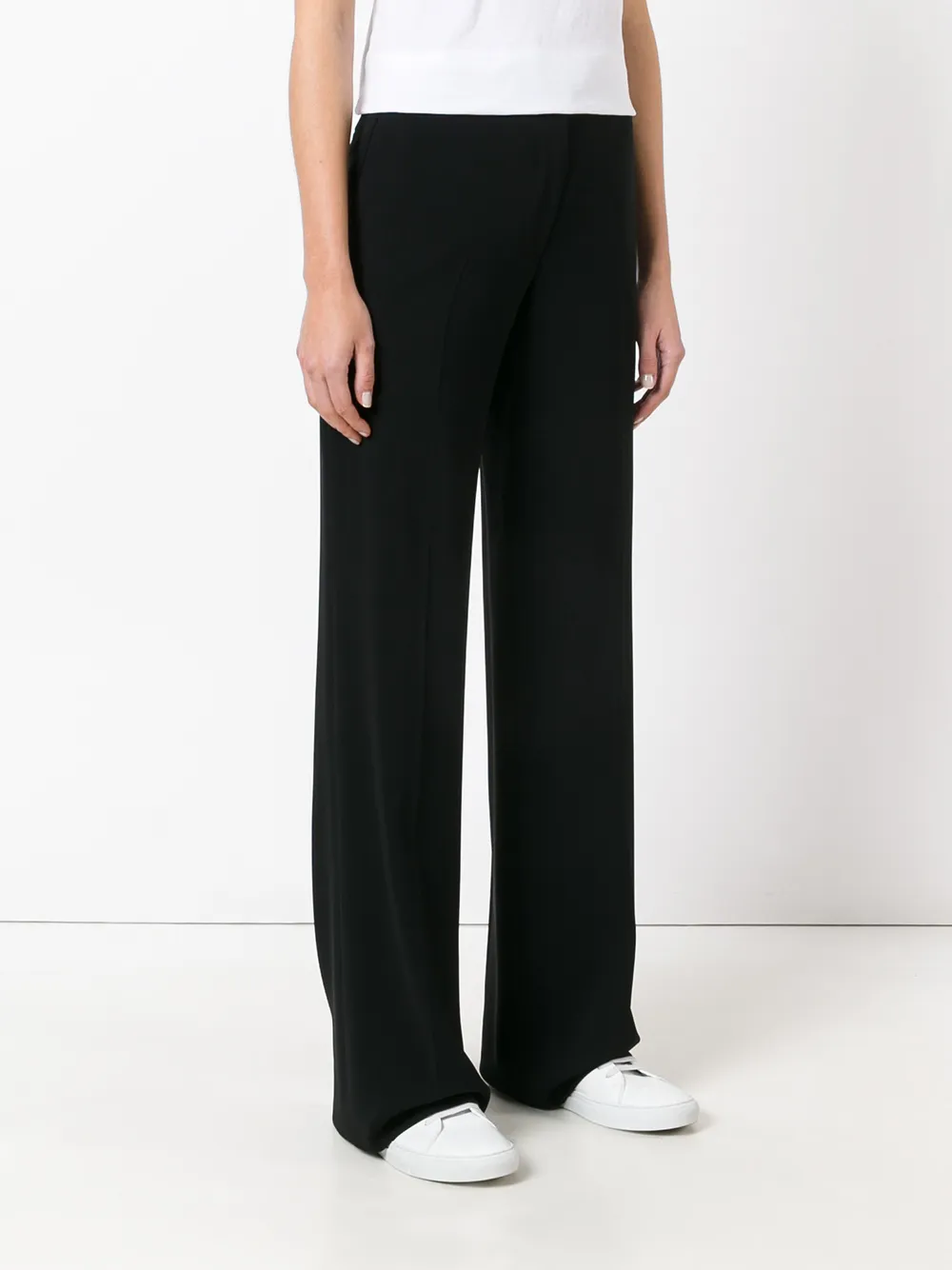 Alberto Biani wide leg trousers Zwart