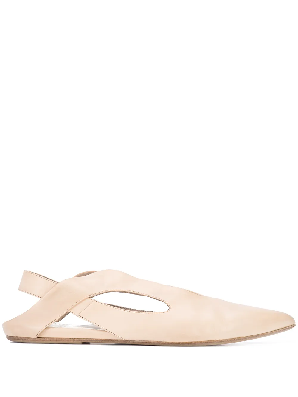 Marsèll pointed slingback slipper Neutrals