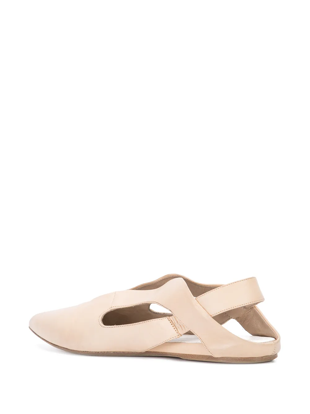 Marsèll pointed slingback slipper Neutrals