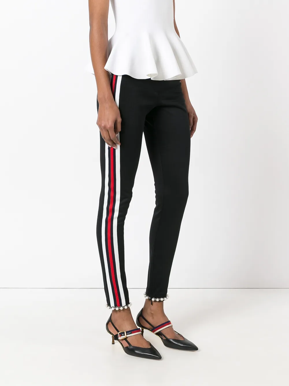 Gucci Web-trimmed Trousers - Farfetch