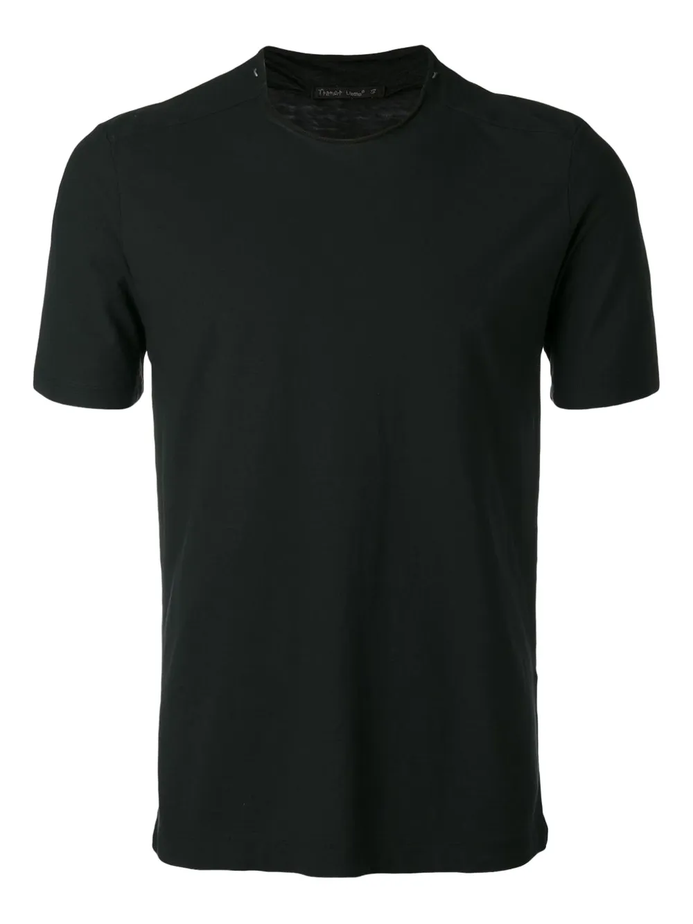 Transit カットオフネックTシャツ - ブラック Transit カットオフネックTシャツ - ブラック