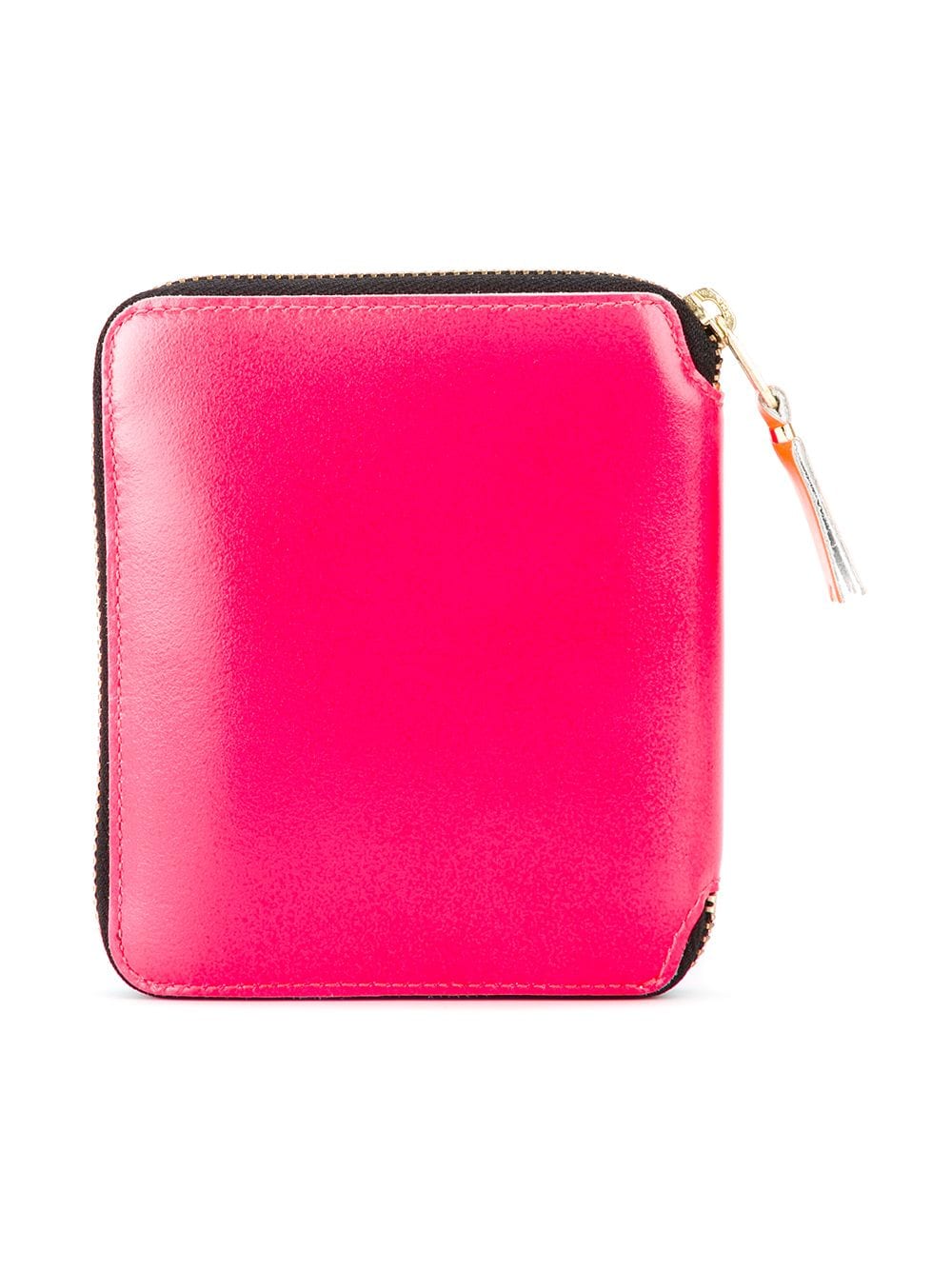 Shop Comme Des Garçons Zip-around Wallet In Pink