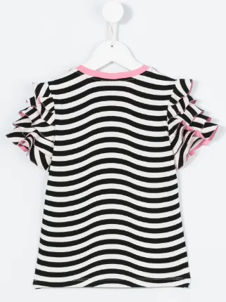 Fendi Kids Striped T-shirt - Farfetch