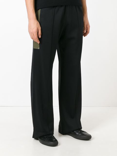 givenchy logo stripe track pants