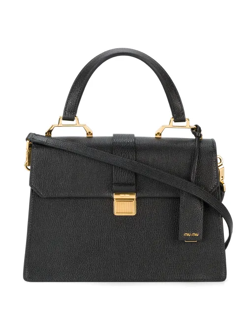Miu Miu Madras handbag - Noir - Miu Miu - Modalova