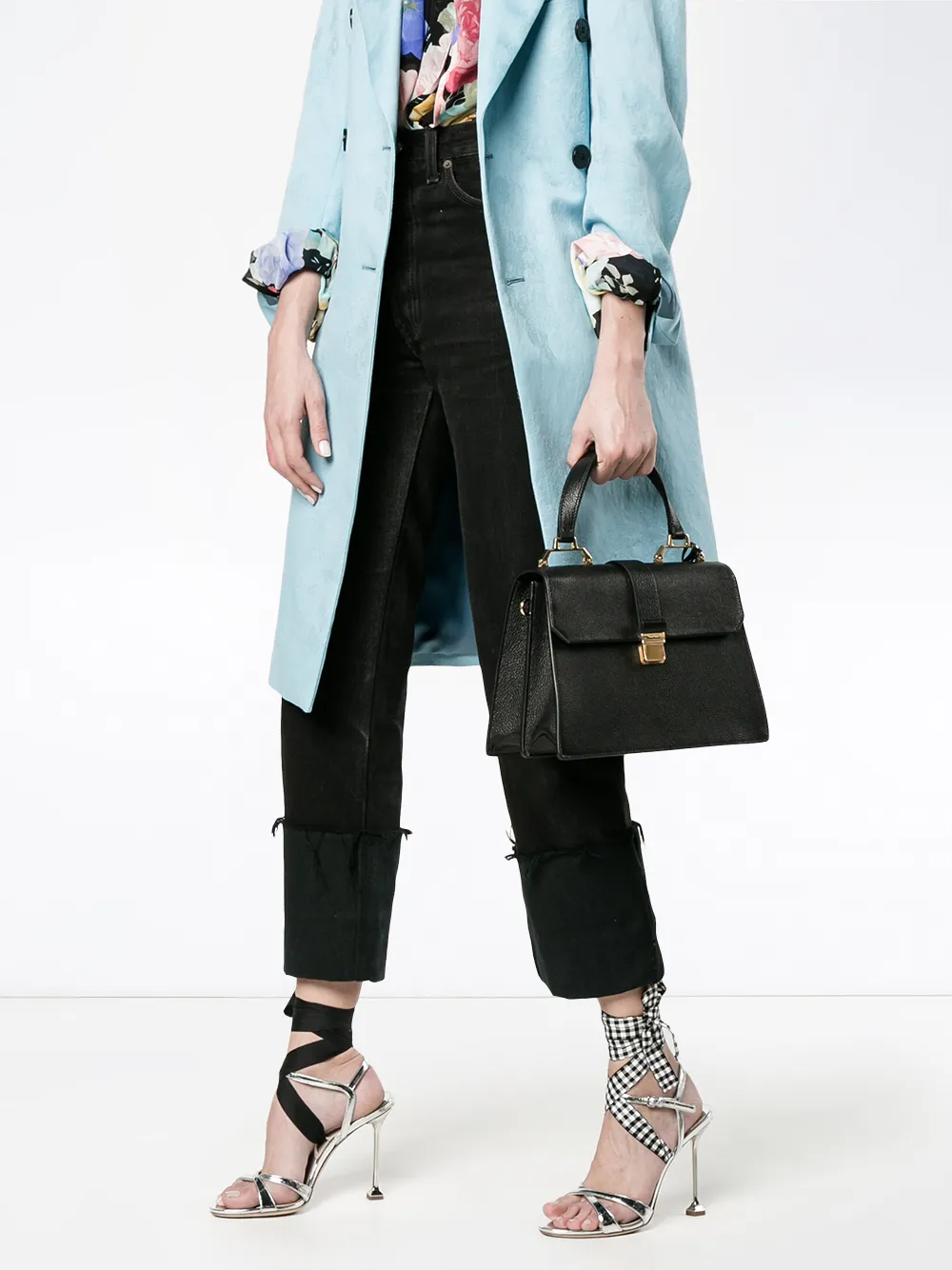 Miu Miu Madras handbag - Zwart
