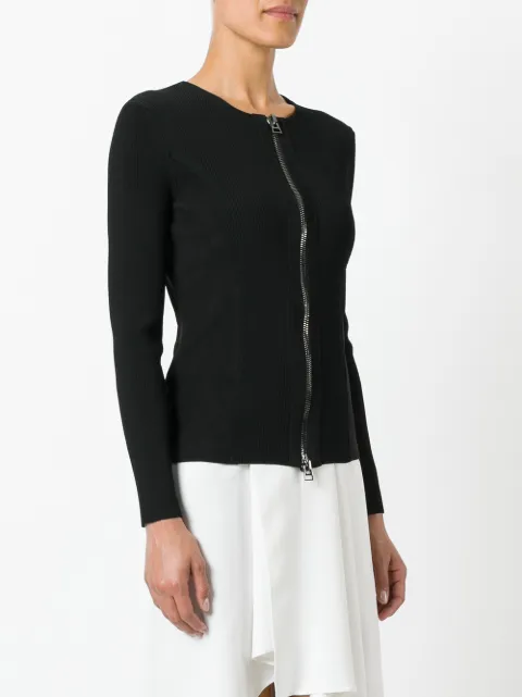 TOM FORD TOM FORD ZIPPED CARDIGAN - BLACK