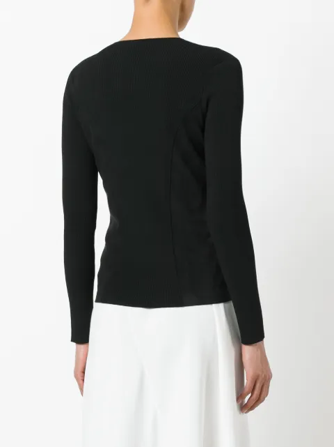 TOM FORD TOM FORD ZIPPED CARDIGAN - BLACK