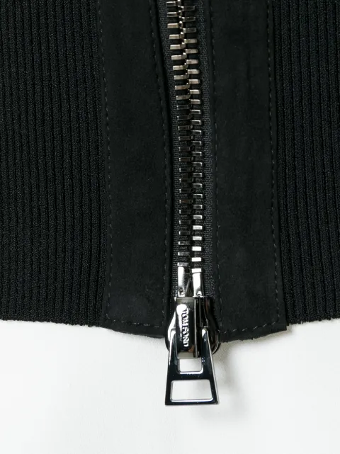 TOM FORD TOM FORD ZIPPED CARDIGAN - BLACK