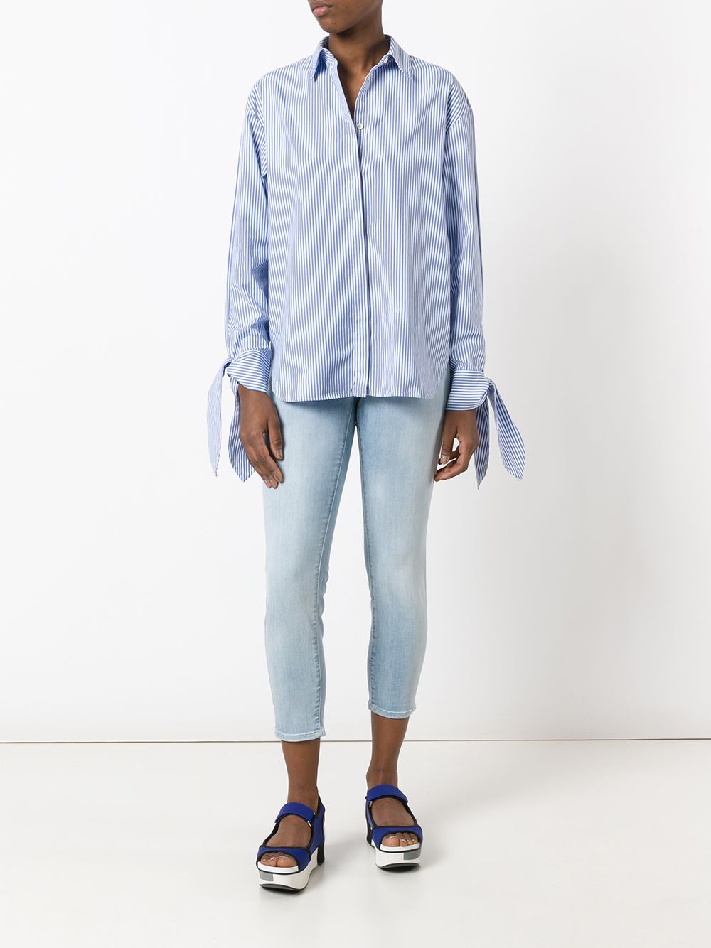 Jacob Cohën cropped skinny jeans - Blauw
