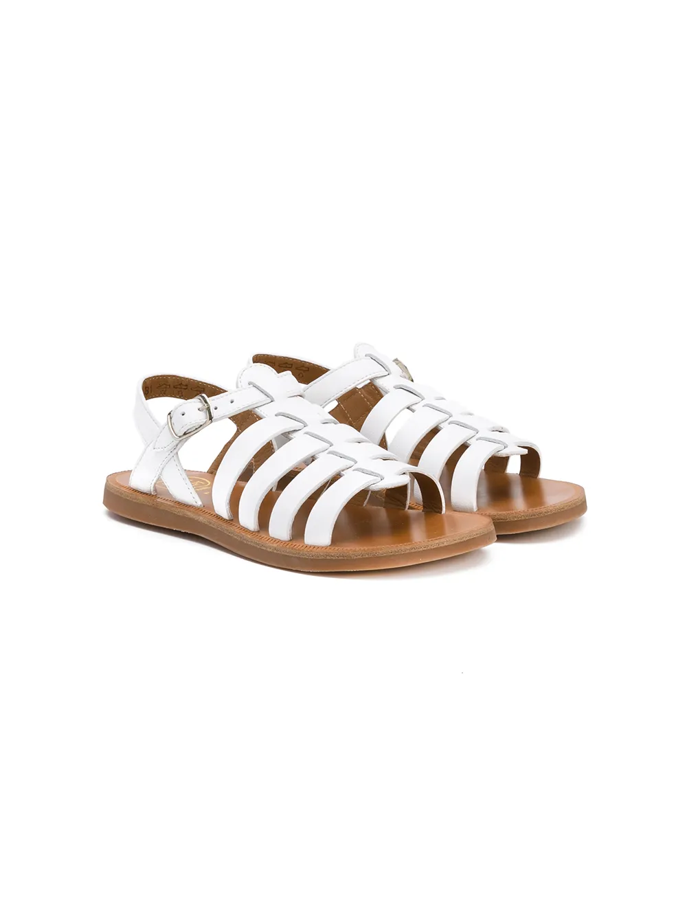 Pom D'api strappy sandals White