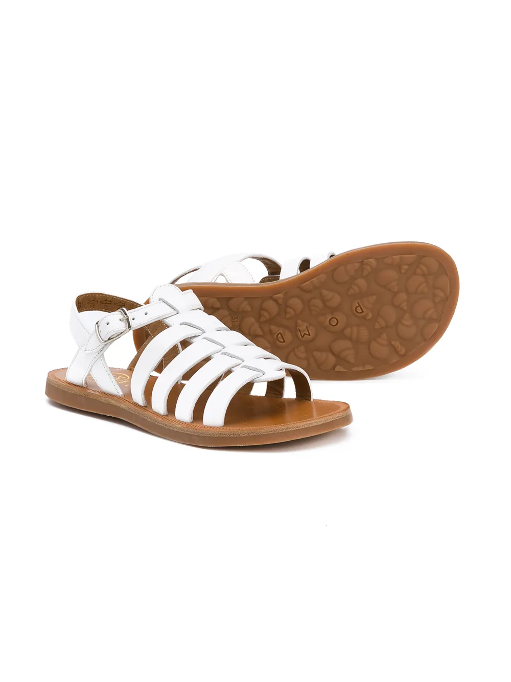 Pom D'api strappy sandals Wit