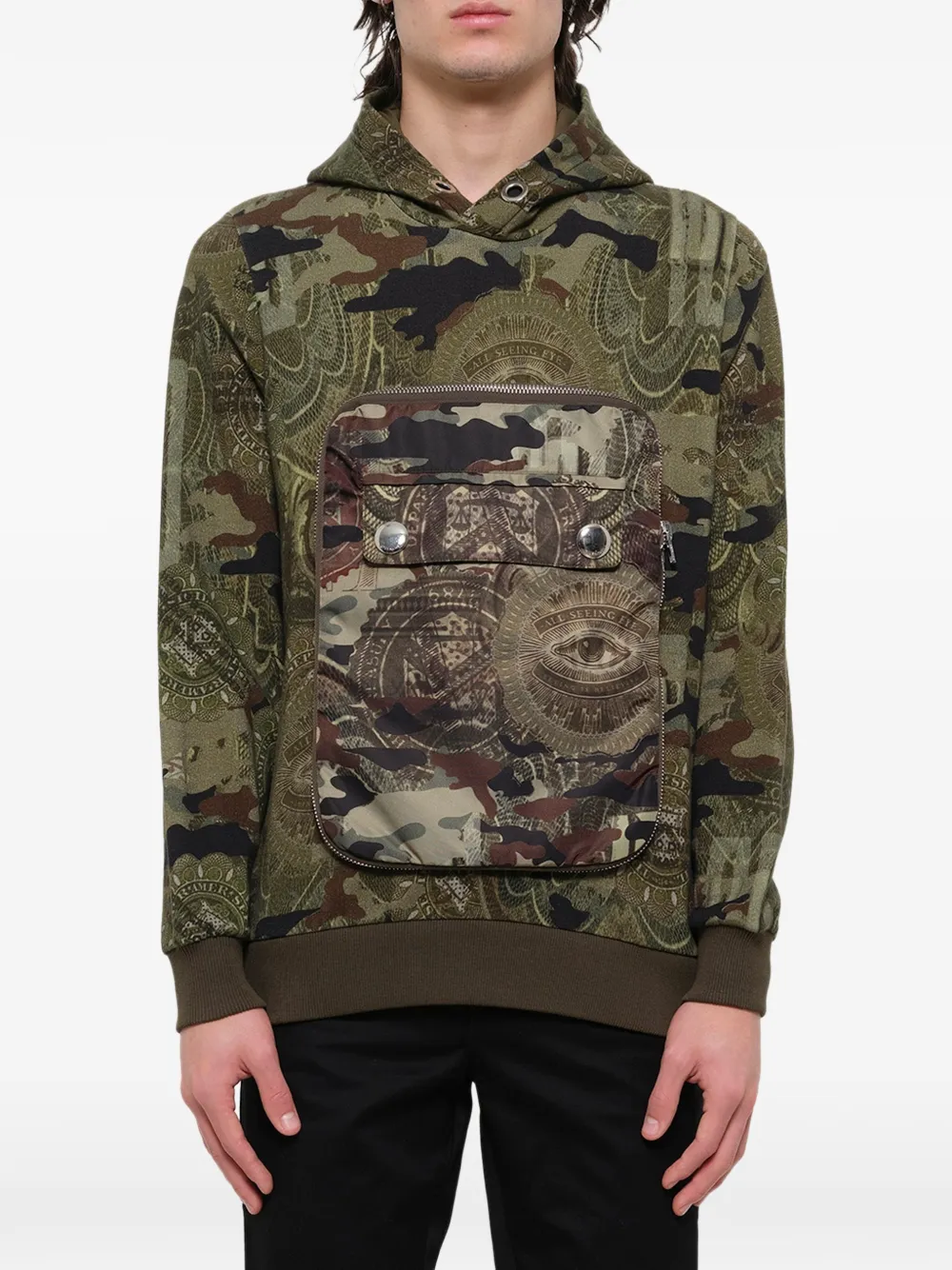 Givenchy Felpa con cappuccio - Verde