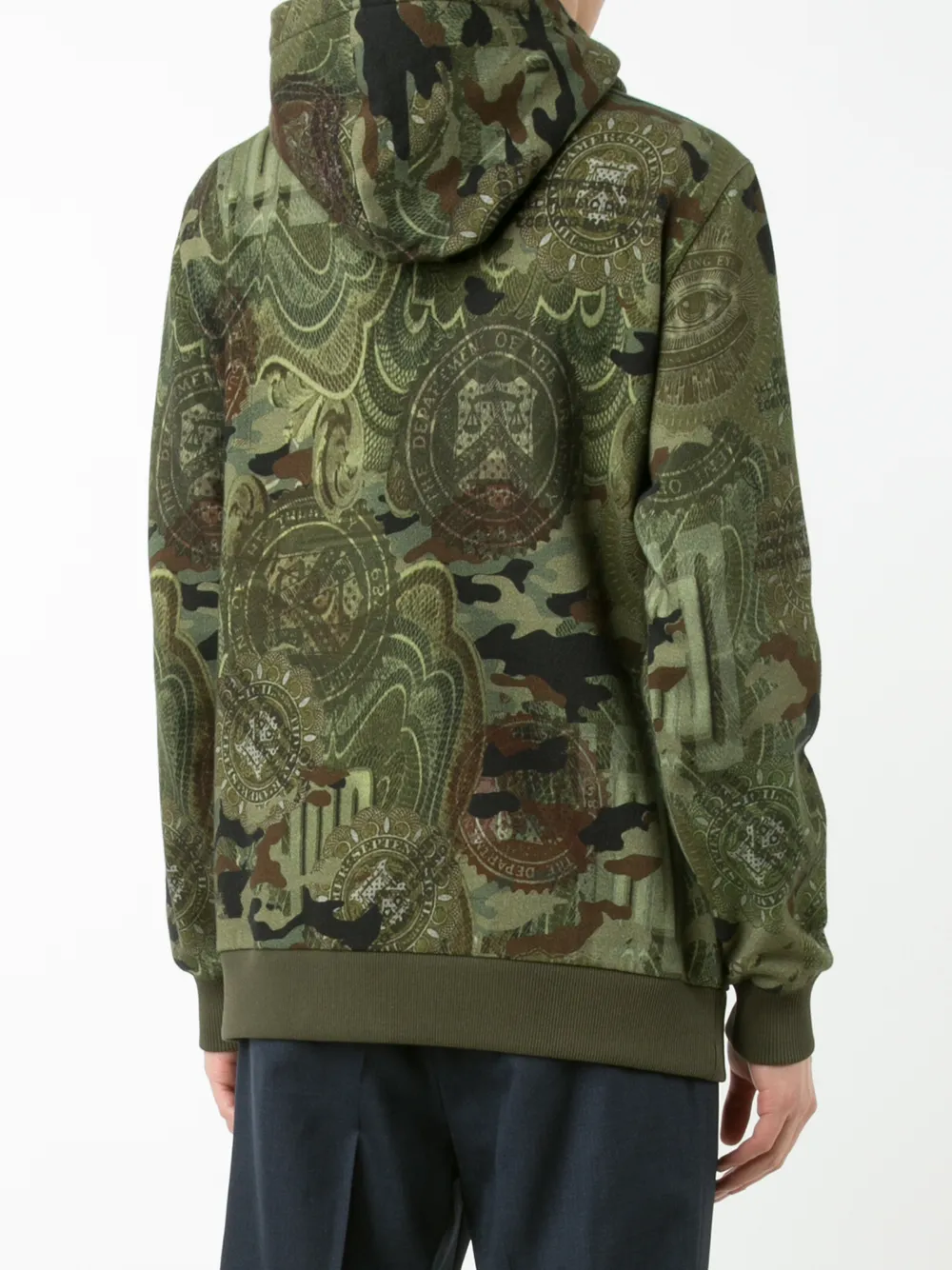 Givenchy camouflage hooded sweatshirt Groen