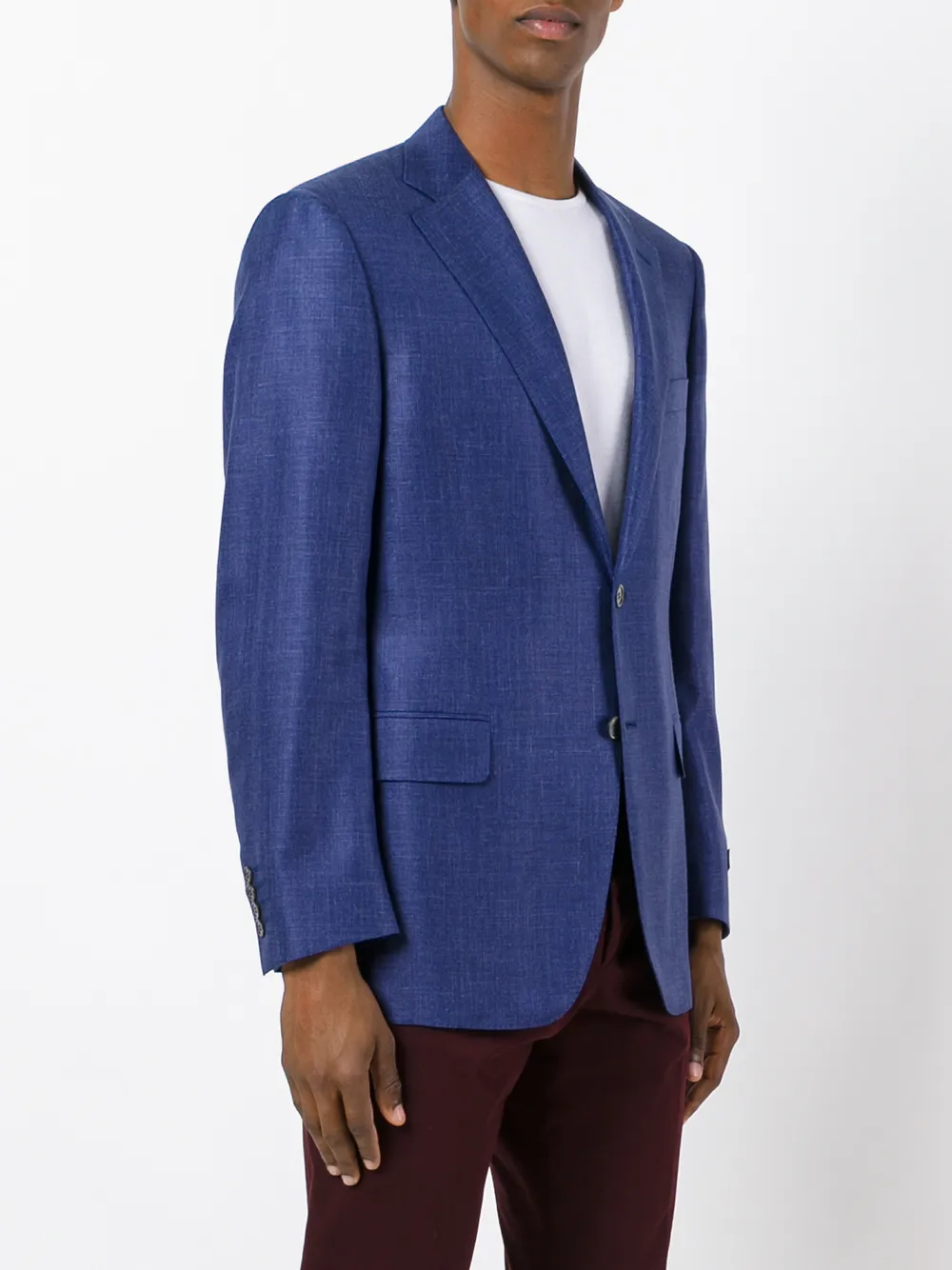Canali blazer met twee knopen Blauw