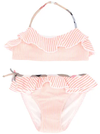 burberry swimsuit kids pink