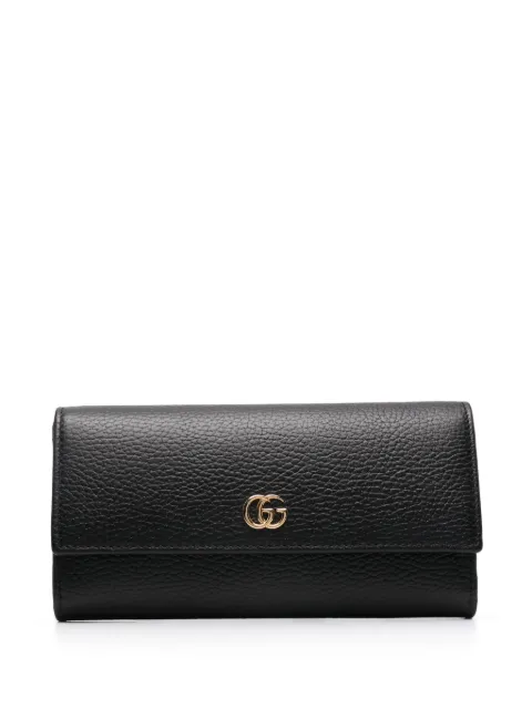 Gucci Double G leather continental wallet