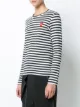 Comme Des Garçons Play striped long sleeved T-shirt