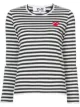 Image 1 of Comme Des Garçons Play striped long sleeved T-shirt