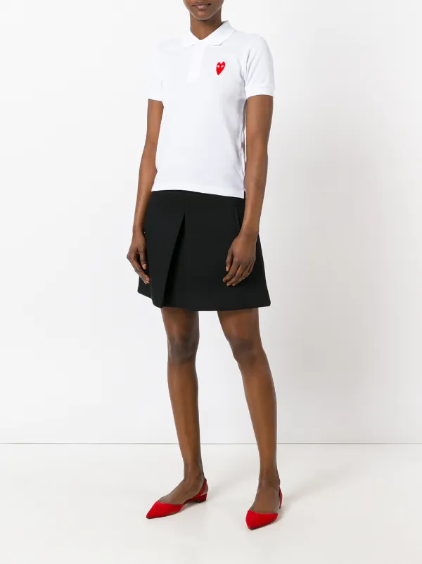 Comme Des Garçons Play ハートロゴ ポロシャツ 通販 - FARFETCH