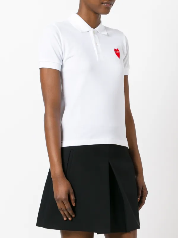 Comme Des Garçons Play ハートロゴ ポロシャツ 通販 - FARFETCH
