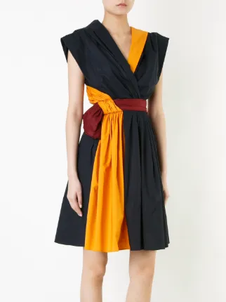 woven wrap dress