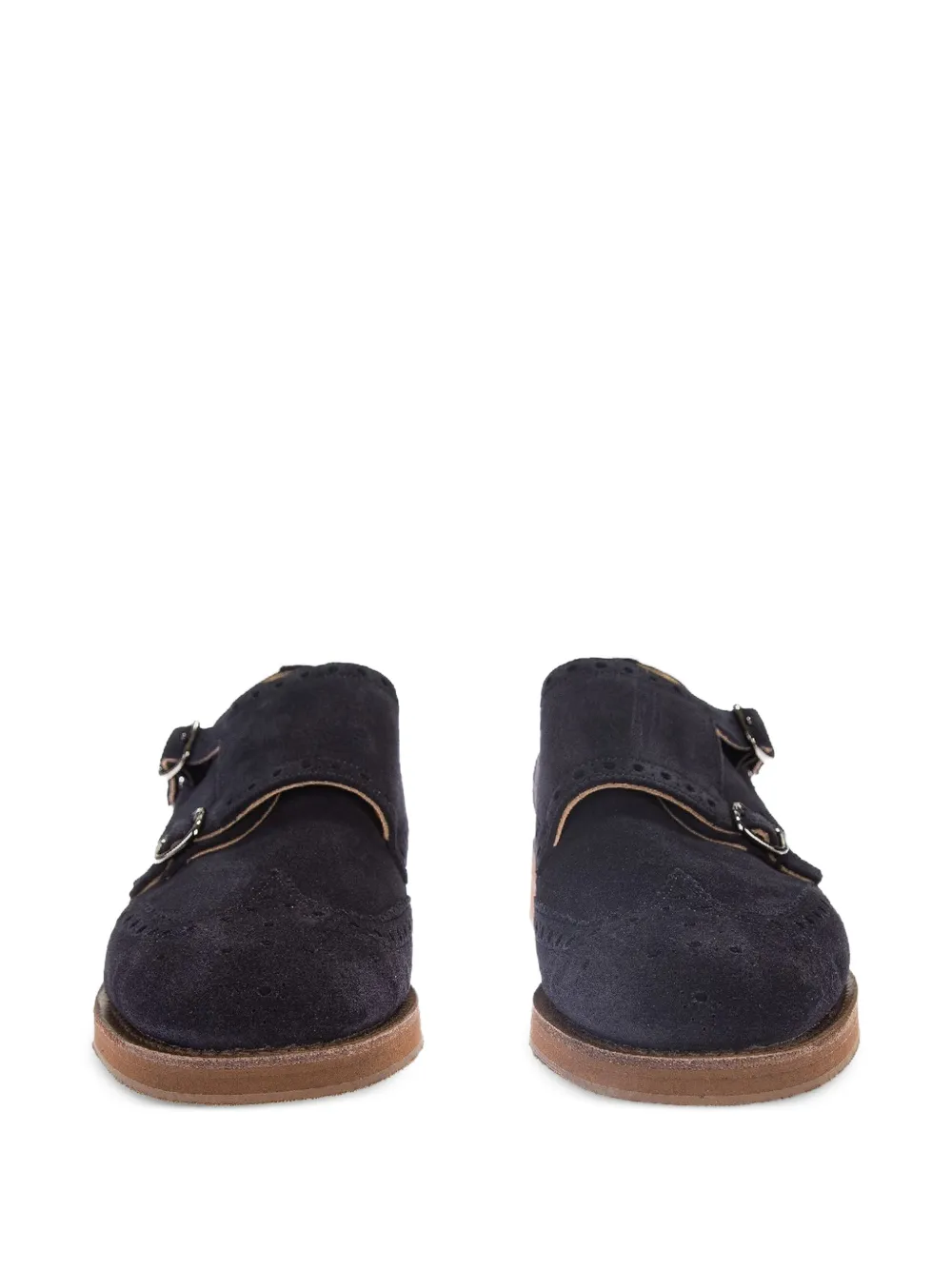  Church's Klassische Monk Schuhe   Blau 