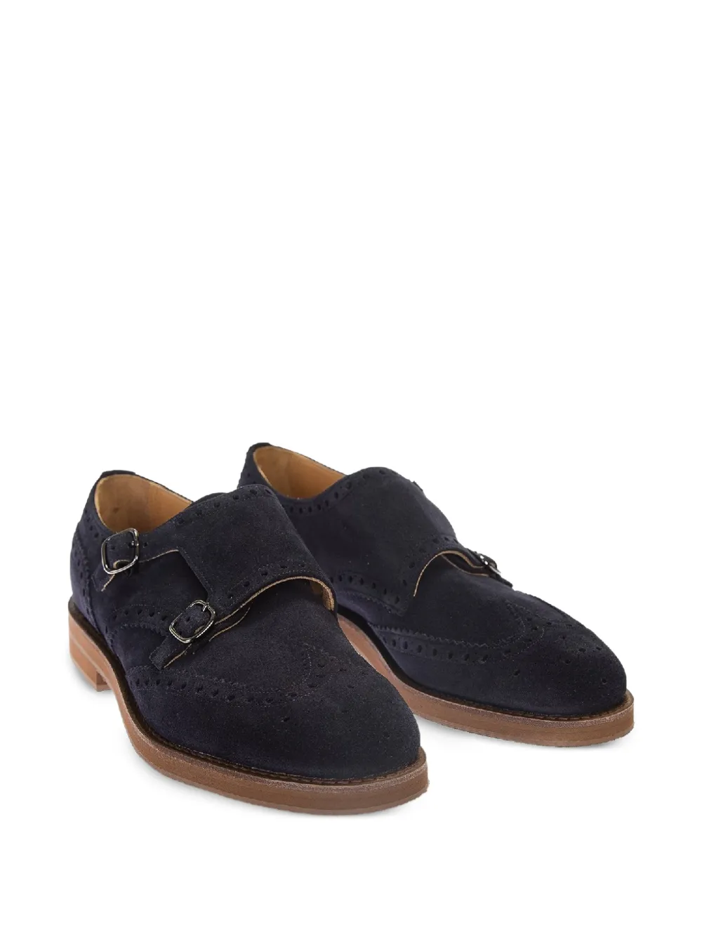  Church's Klassische Monk Schuhe   Blau 