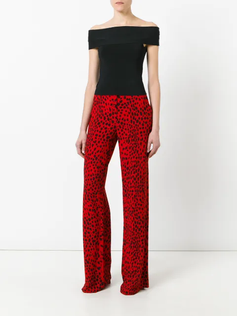 ROBERTO CAVALLI PRINTED PALAZZO PANTS