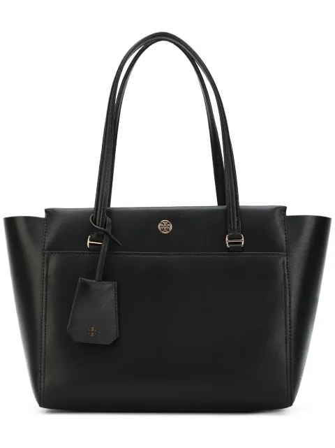 tory burch small parker leather tote