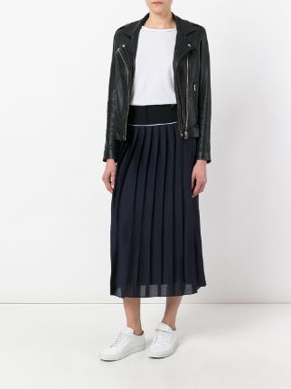 Victoria Beckham Pleated Midi Skirt - Farfetch